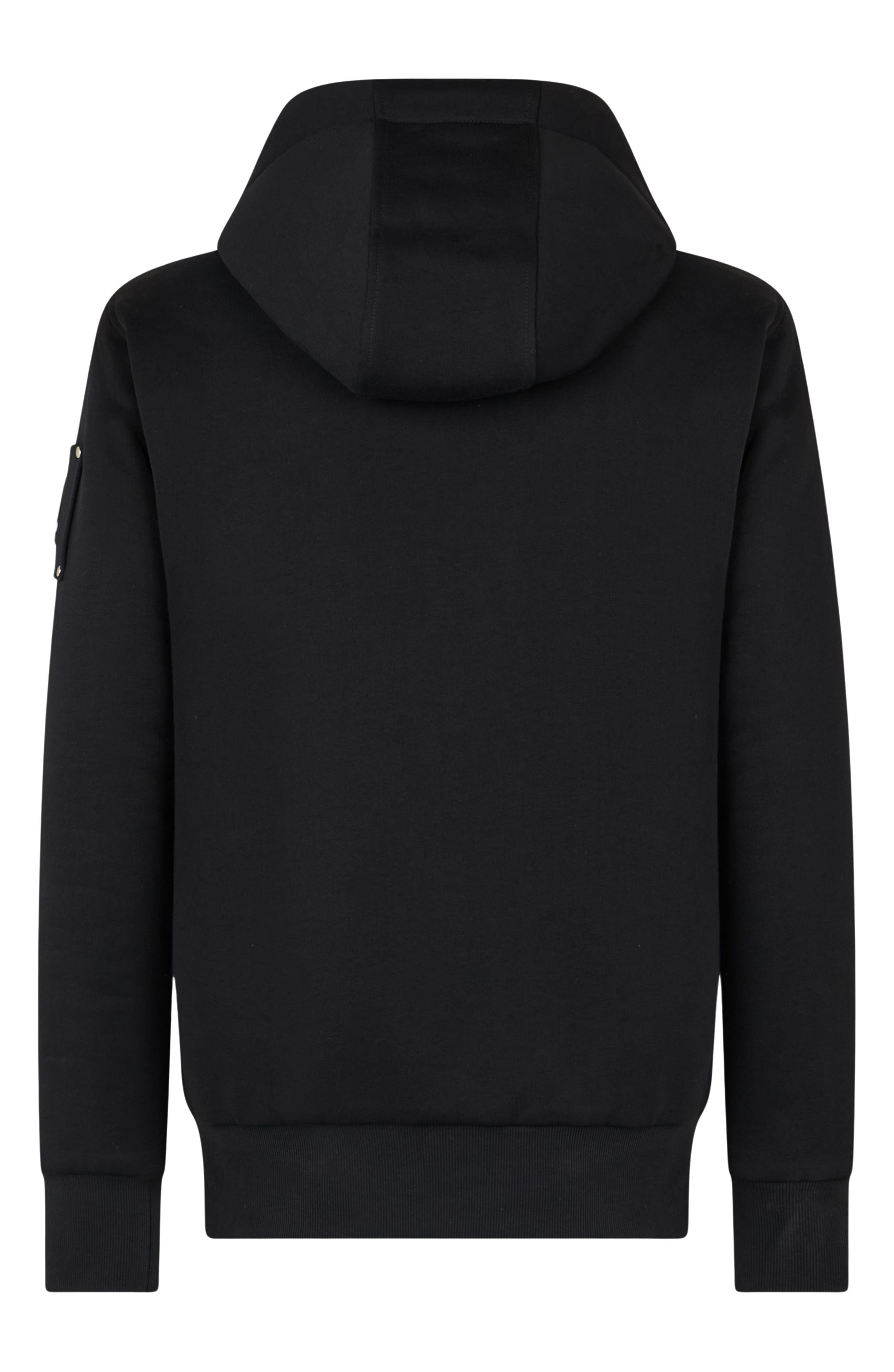 Moose Knuckles Classic Bunny Fleece Jacket with Removable Faux Fur Lining in Black at Nordstrom - 5
