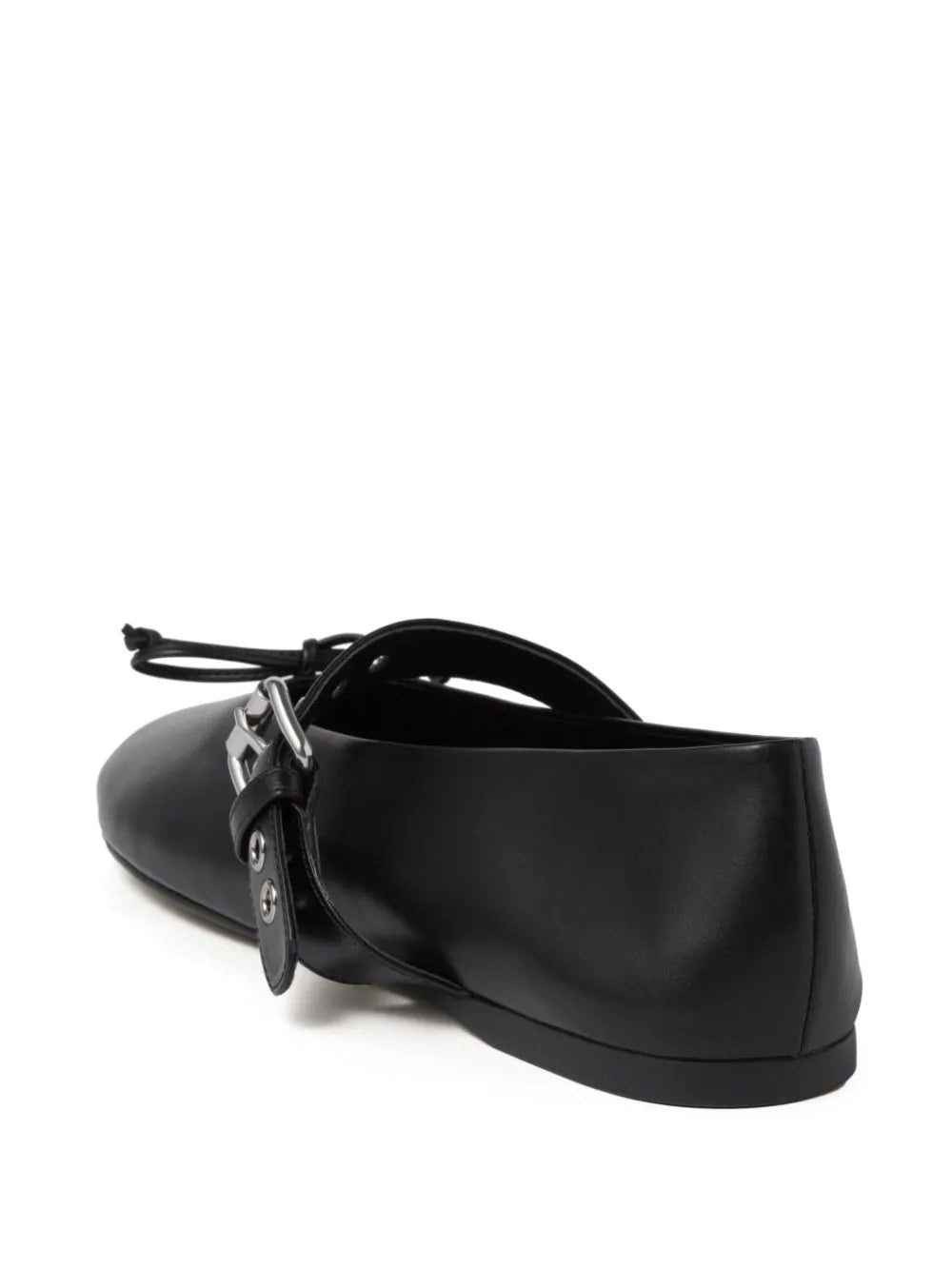 MIU MIU Women Leather Ballerina Flats - 3