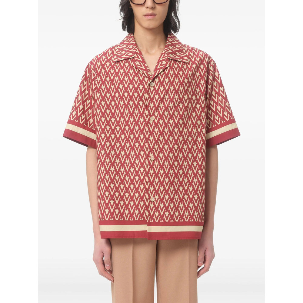 Valentino Red Shirts Men - 2