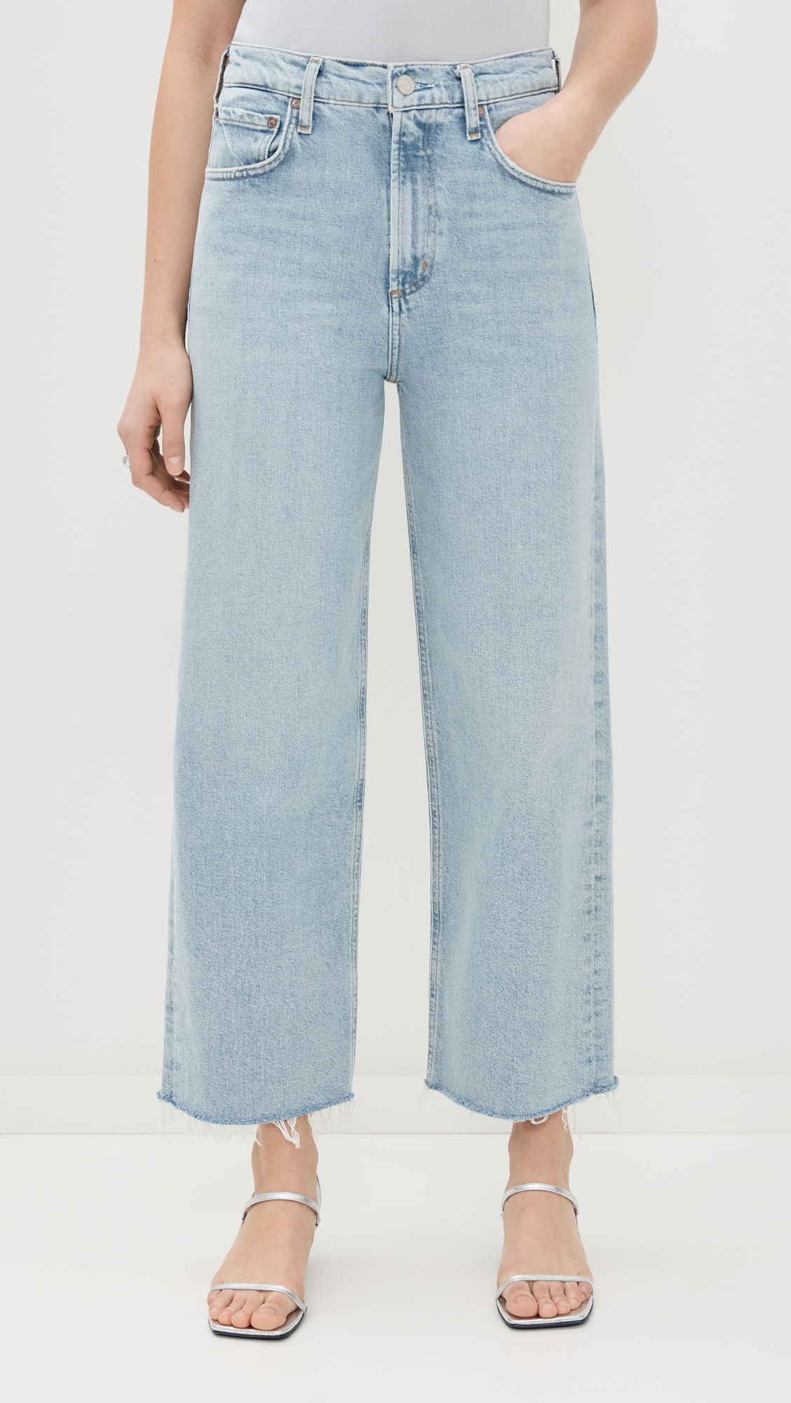 Ren: High Rise Wide Leg Jeans - 6