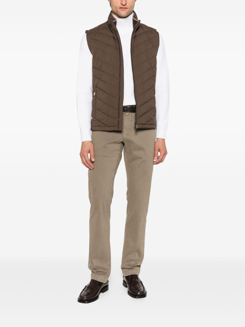 Paul & Shark quilted zip-front gilet outlook