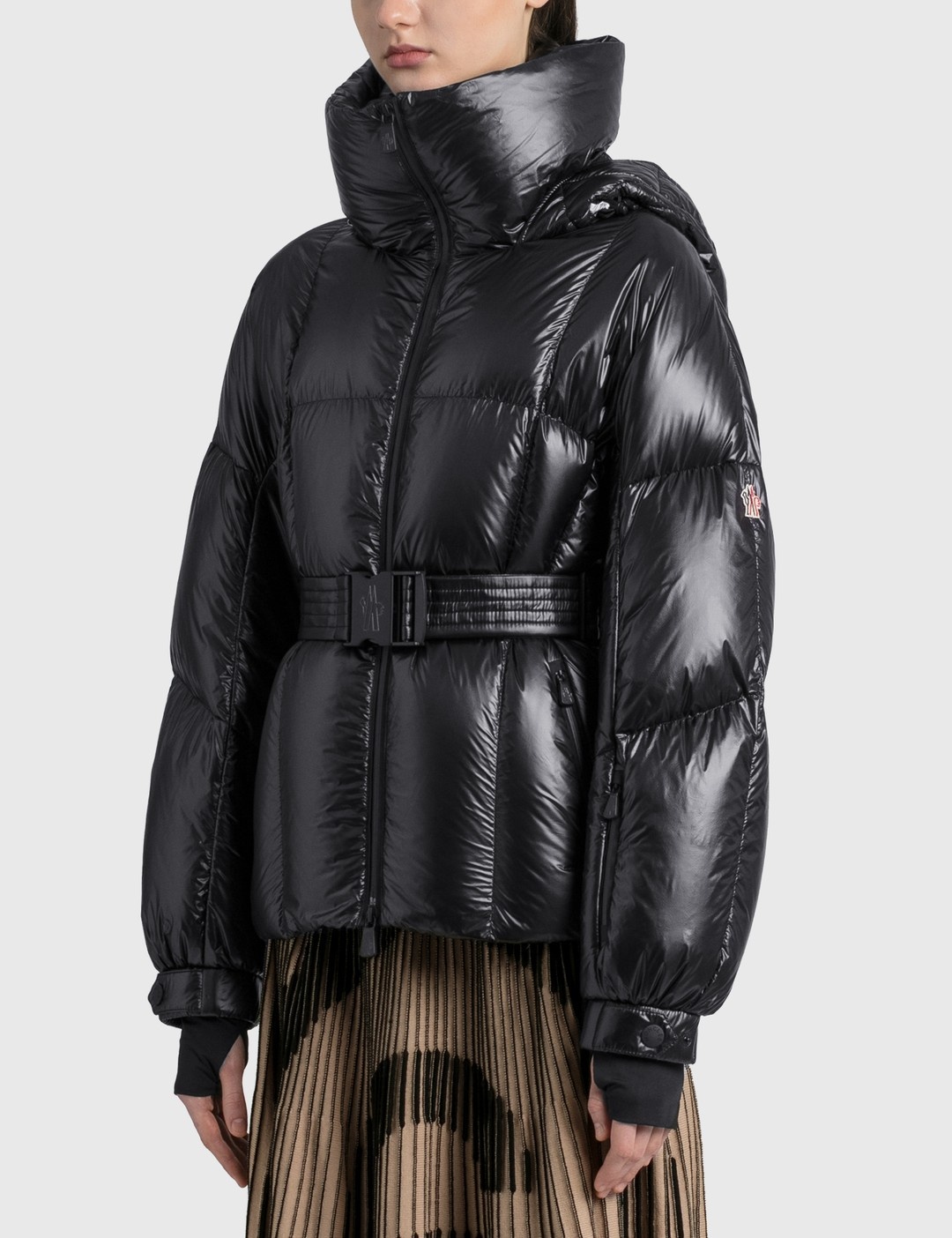 PUFFER JACKET WITH WAIST BELT - 2