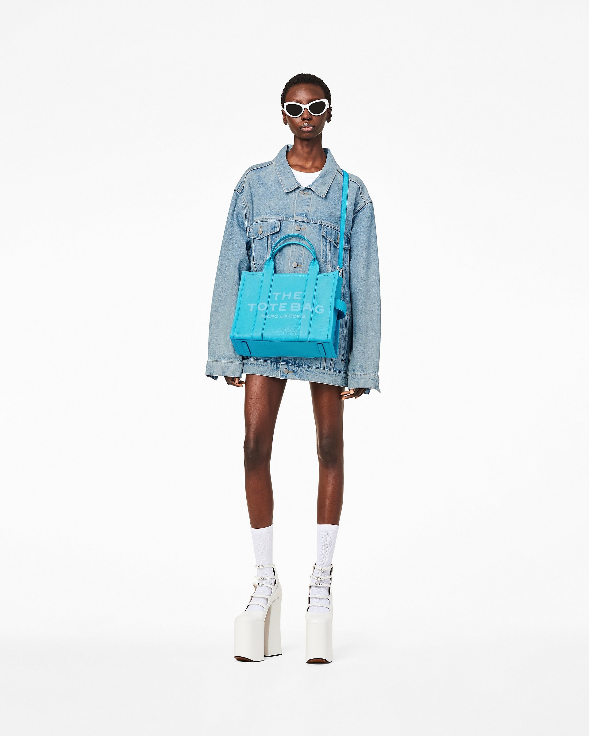 THE LEATHER MEDIUM TOTE BAG - 2