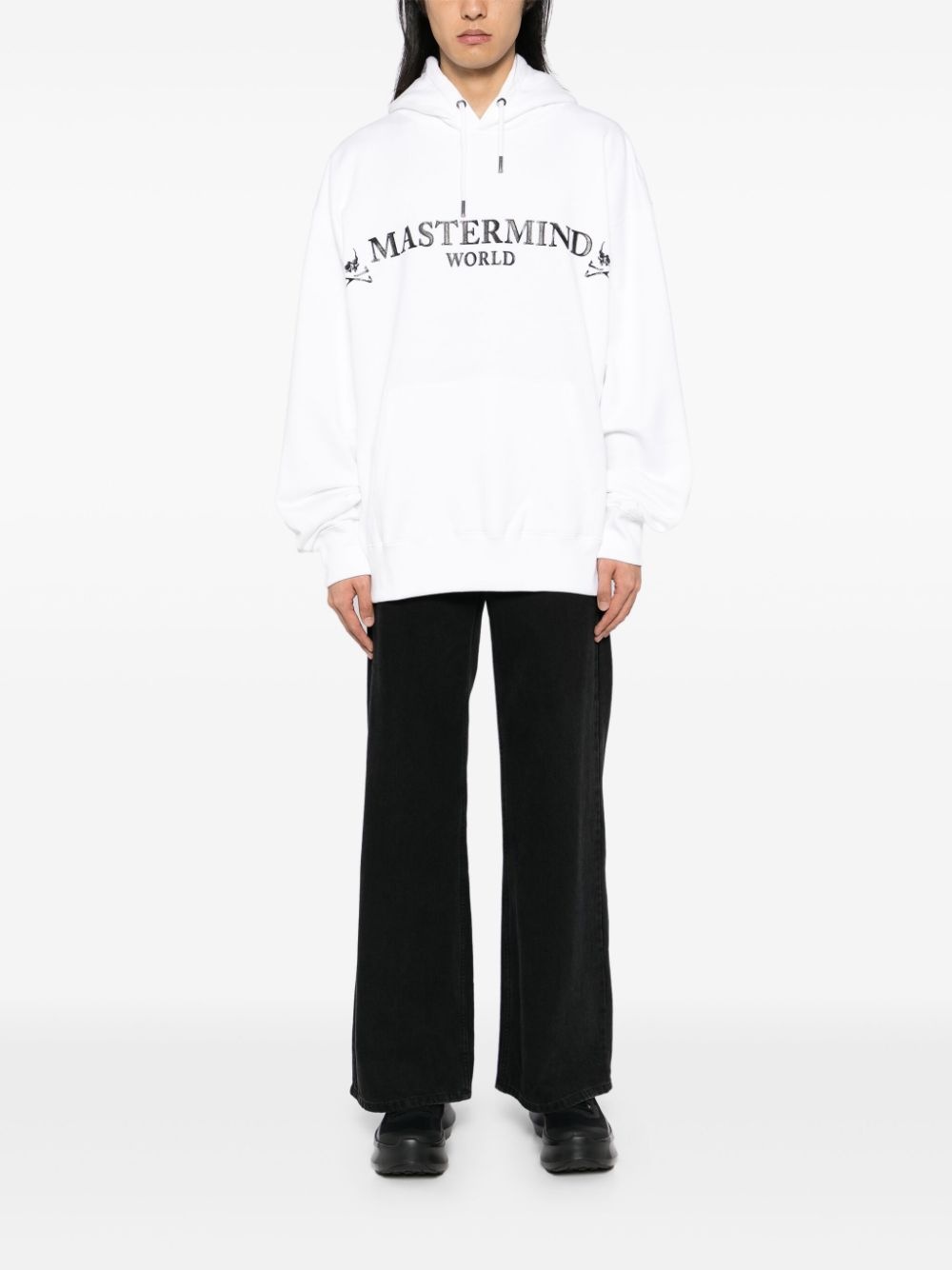 logo-print hoodie - 2