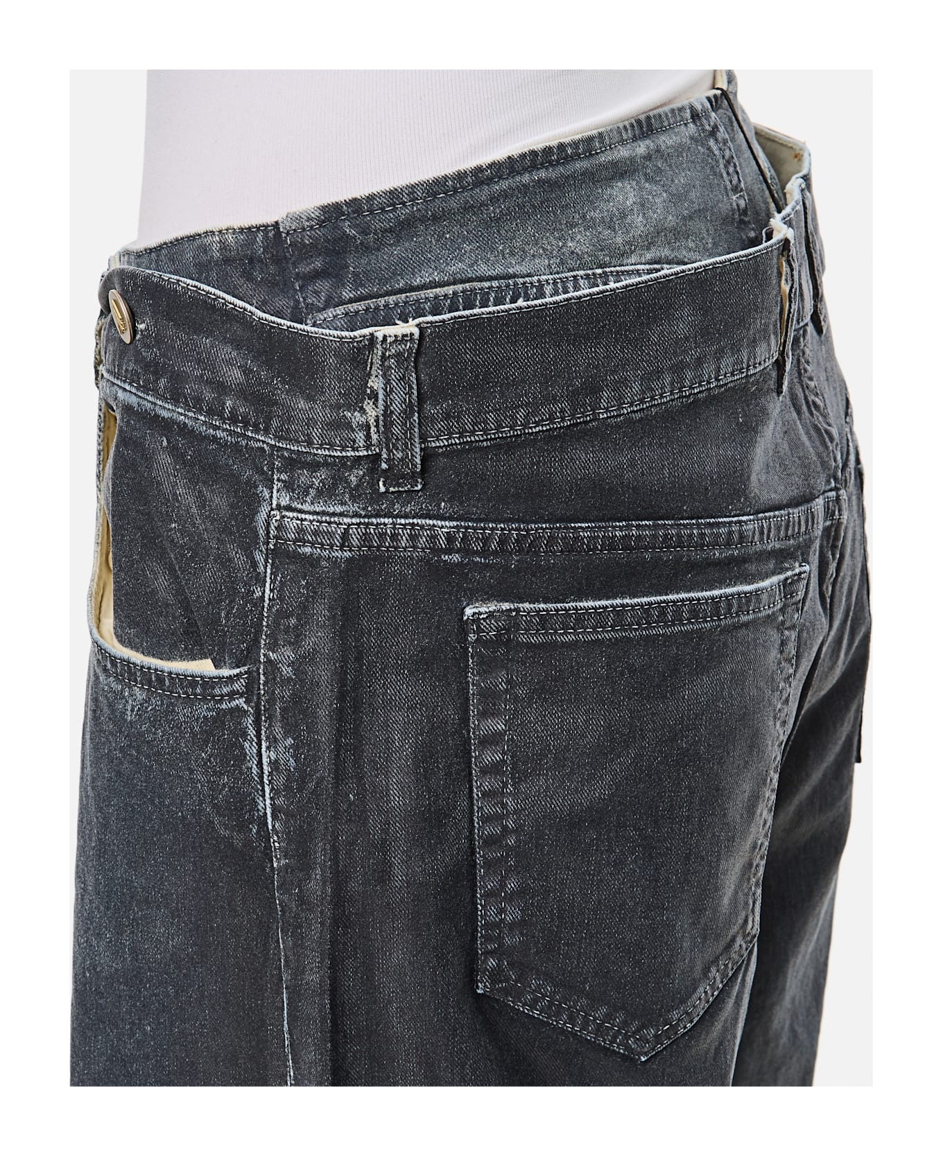 Mat Coated Canvas Long Pant - 4