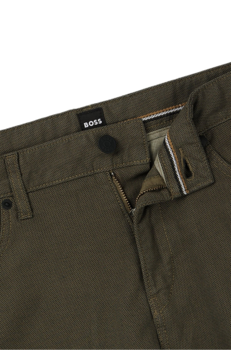 SLIM-FIT JEANS IN TWO-TONE STRETCH DENIM 6