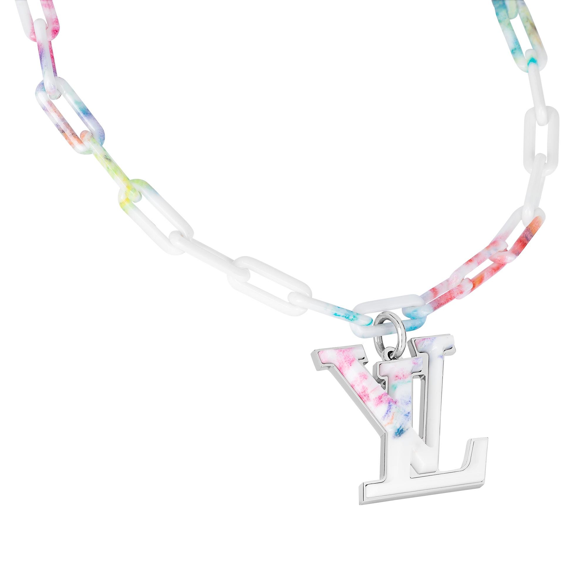 LV Charm Necklace - 4