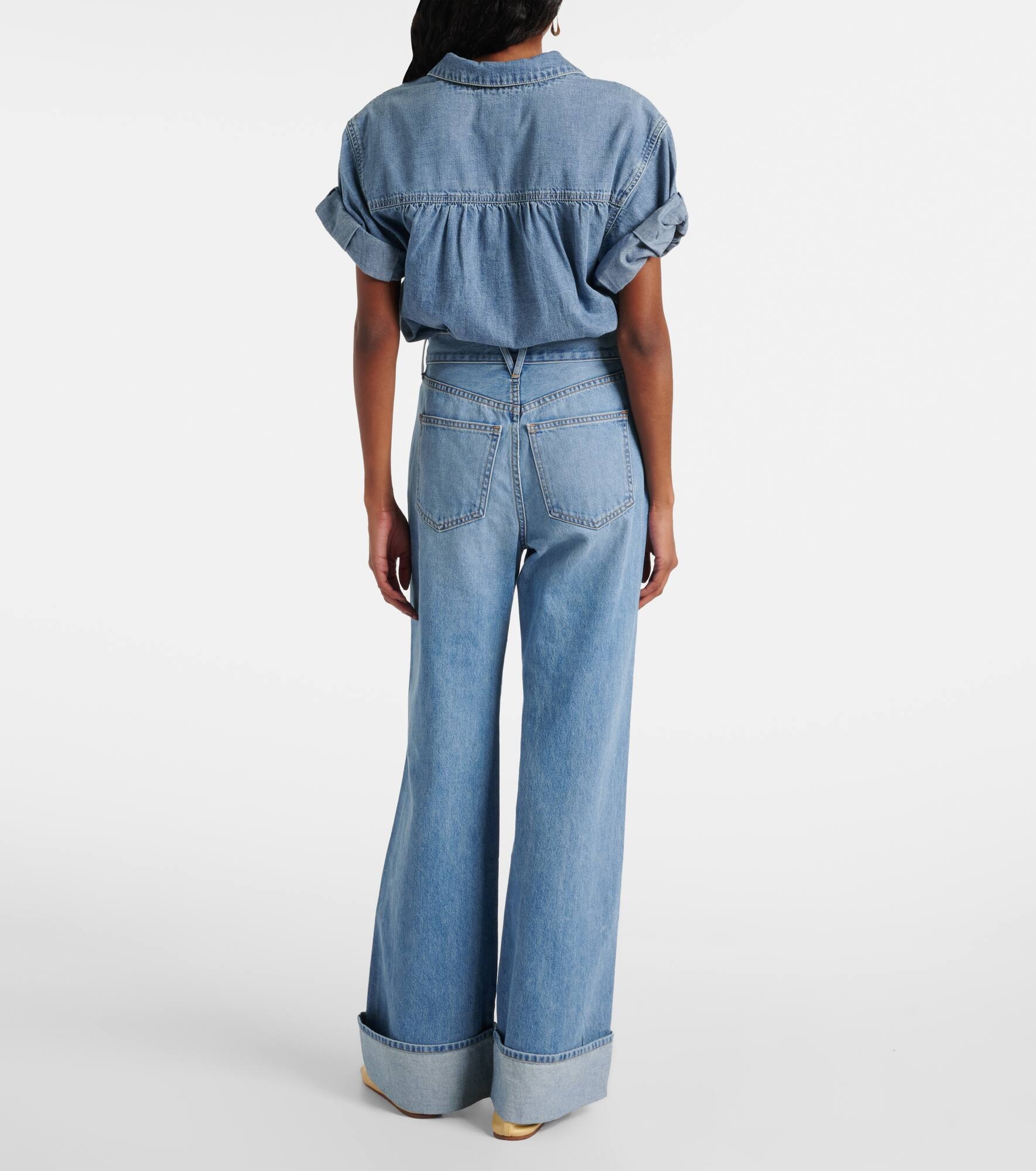 Taylor high-rise wide-leg jeans - 3
