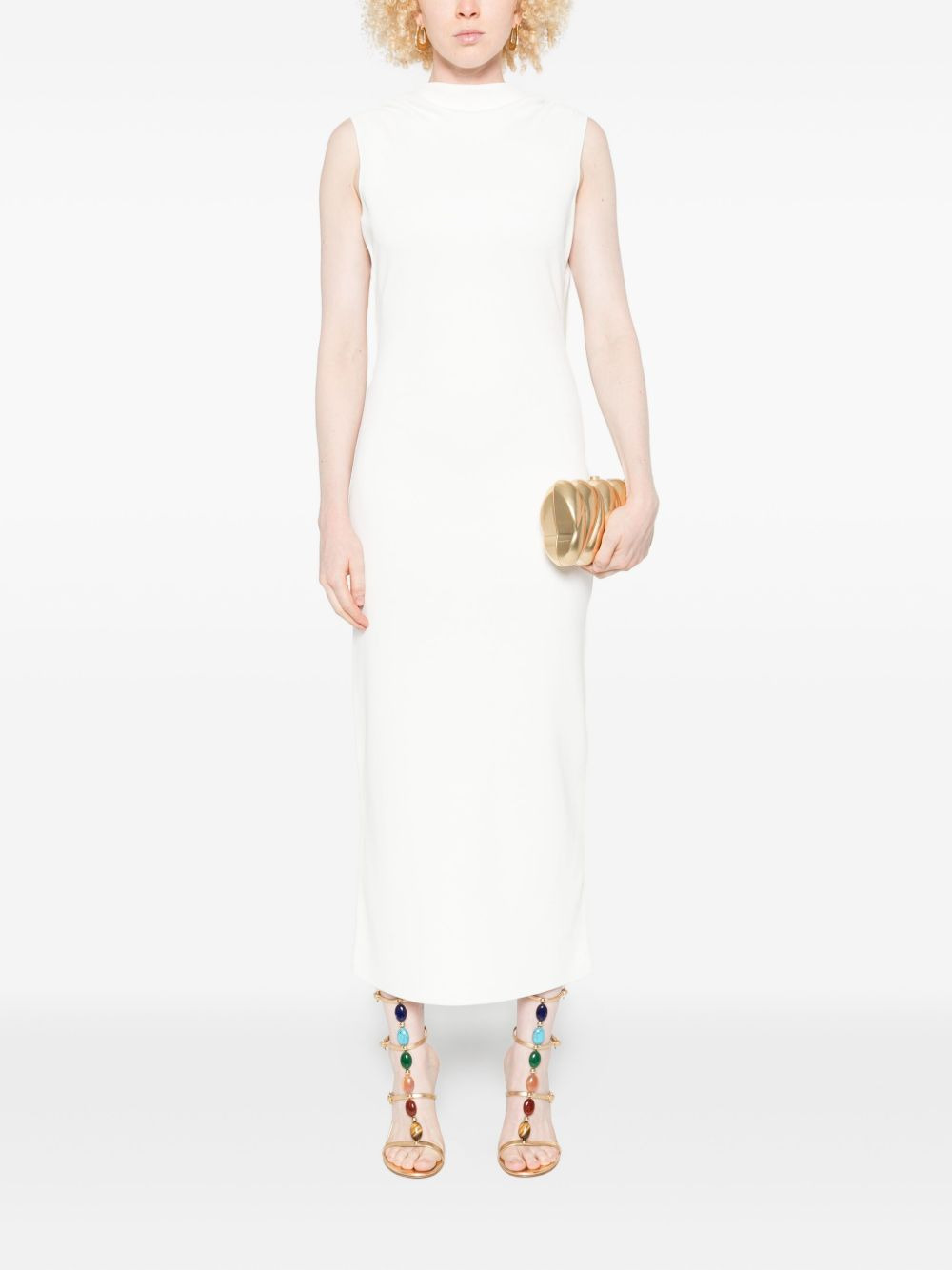 Deira sleeveless high-neck dress - 2