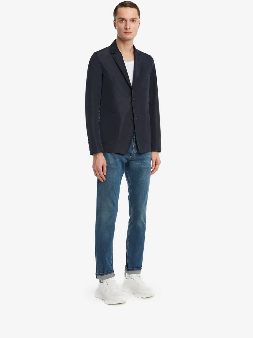 Deconstructed Jacket in Navy - 3