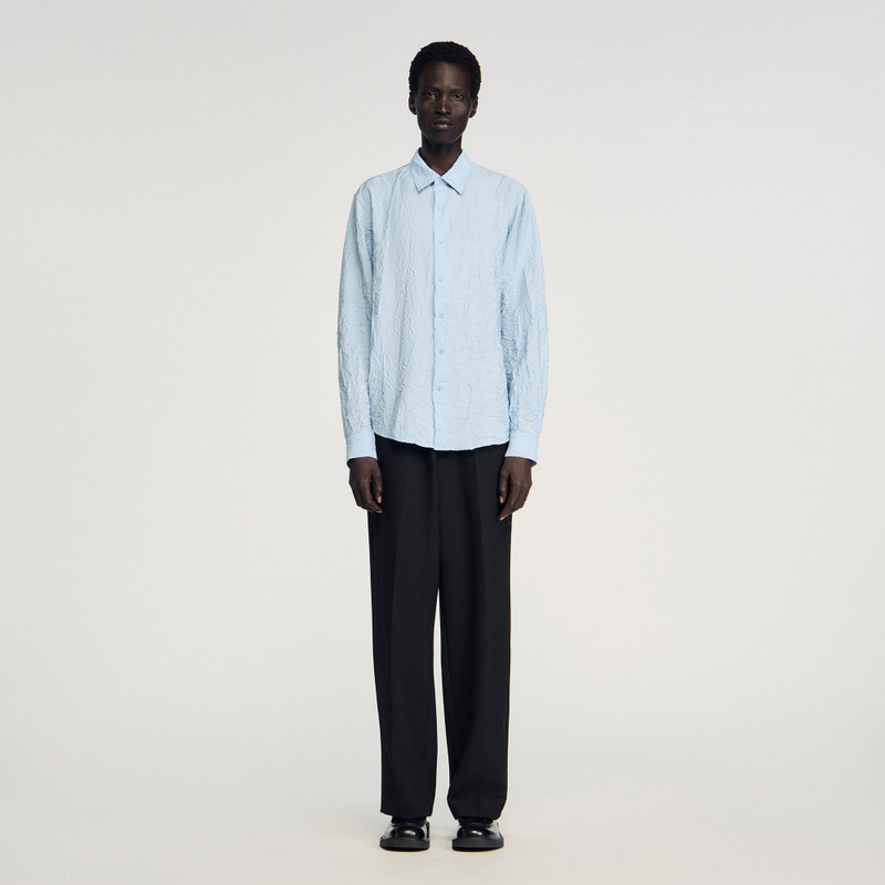 Sandro CRINKLED EFFECT SHIRT outlook