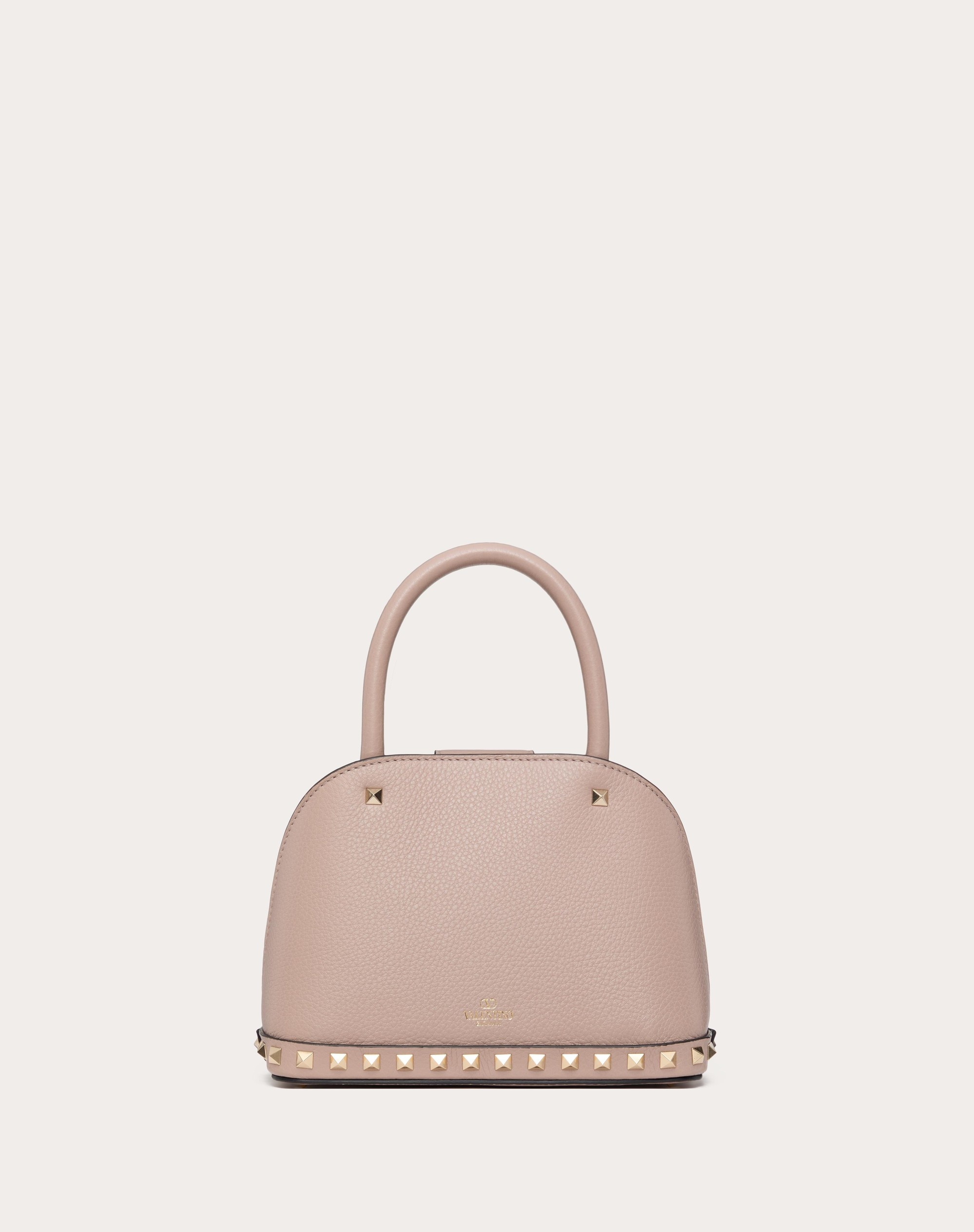VALENTINO GARAVANI ROCKSTUD SMALL HANDBAG IN GRAINY CALFSKIN - 5
