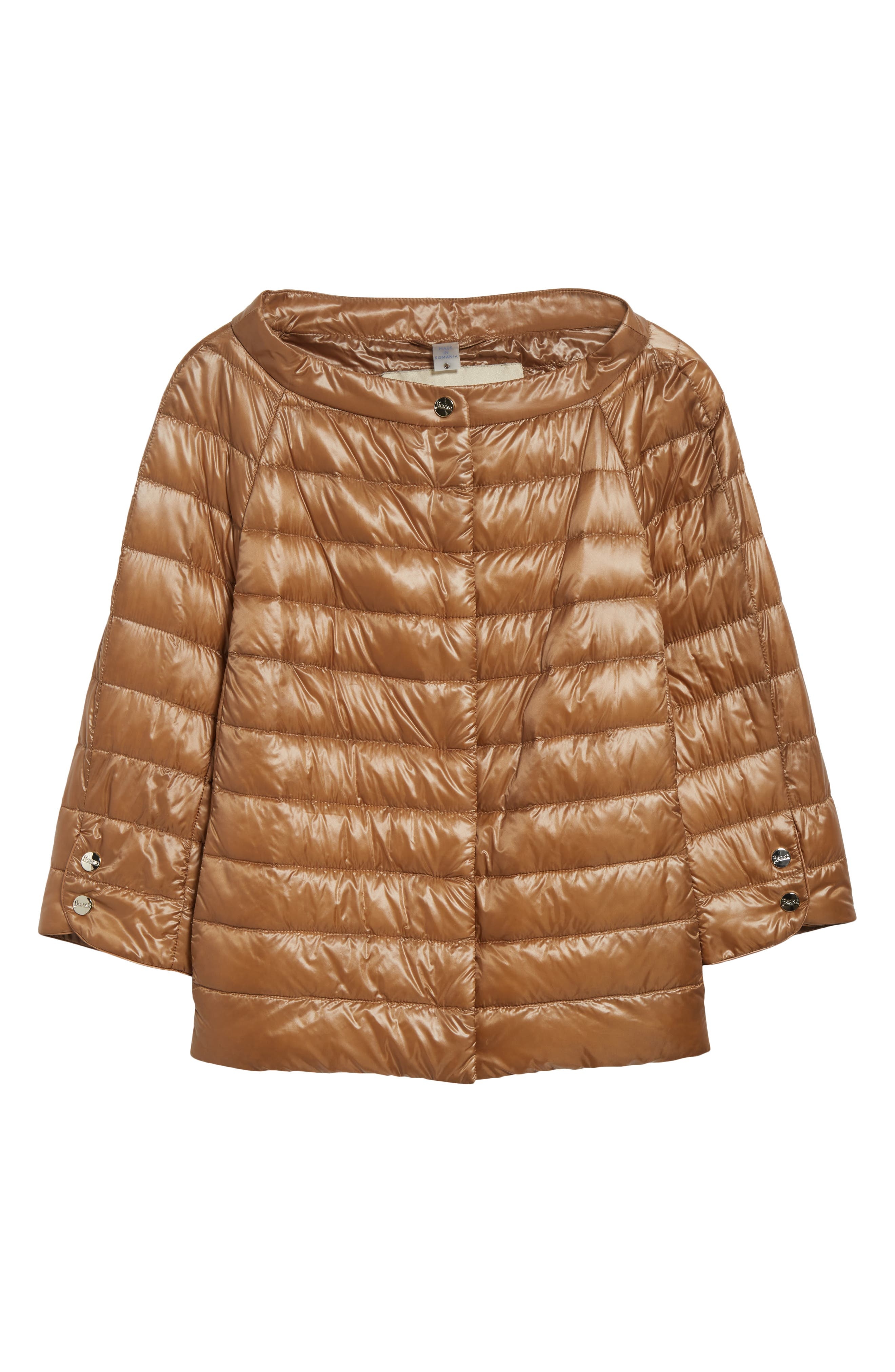 Herno Elsa Iconico Ultralight Water Repellent Down Puffer Jacket in Camel at Nordstrom - 6