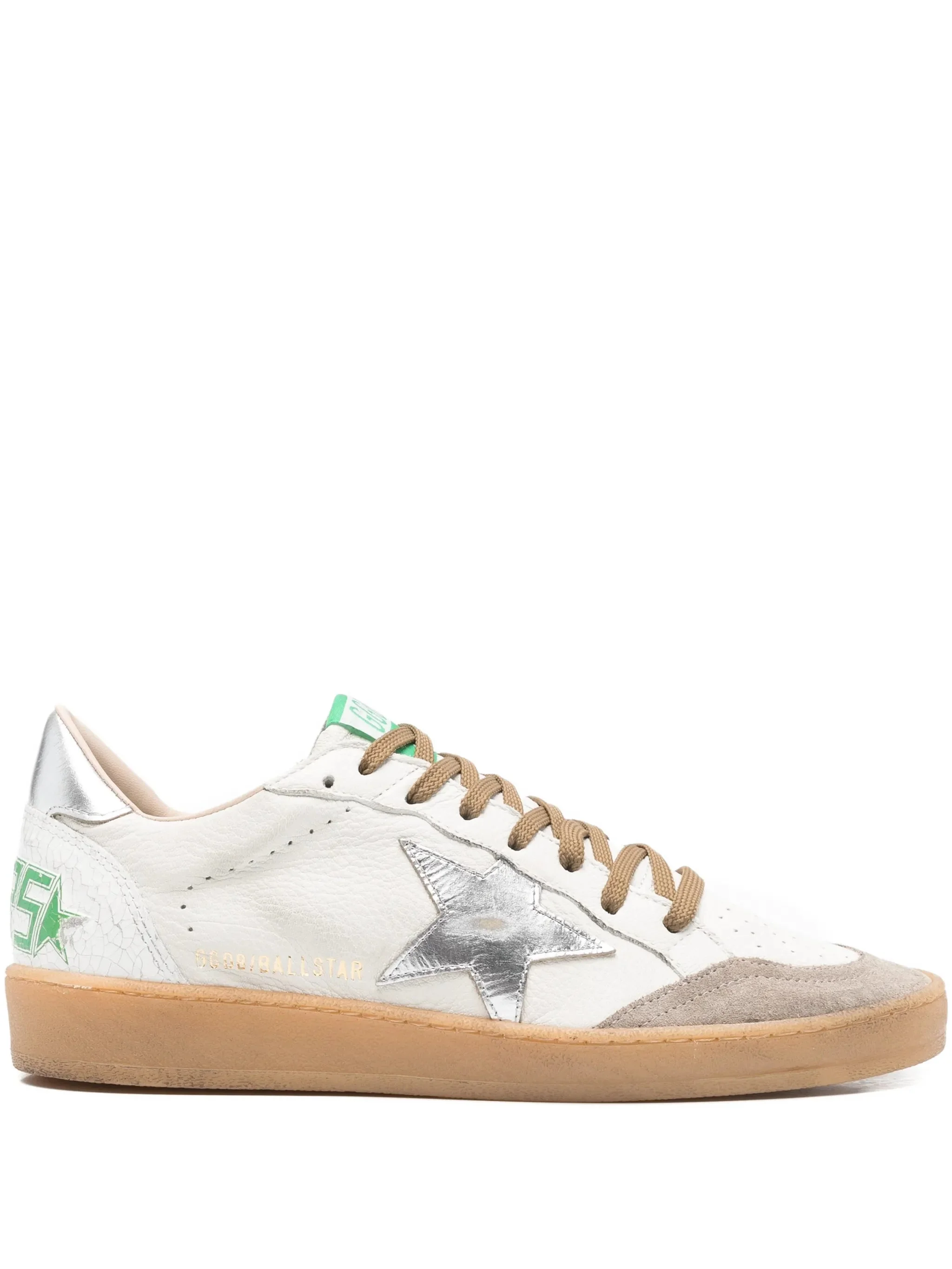 Golden Goose Star-applique Leather Sneakers - 1