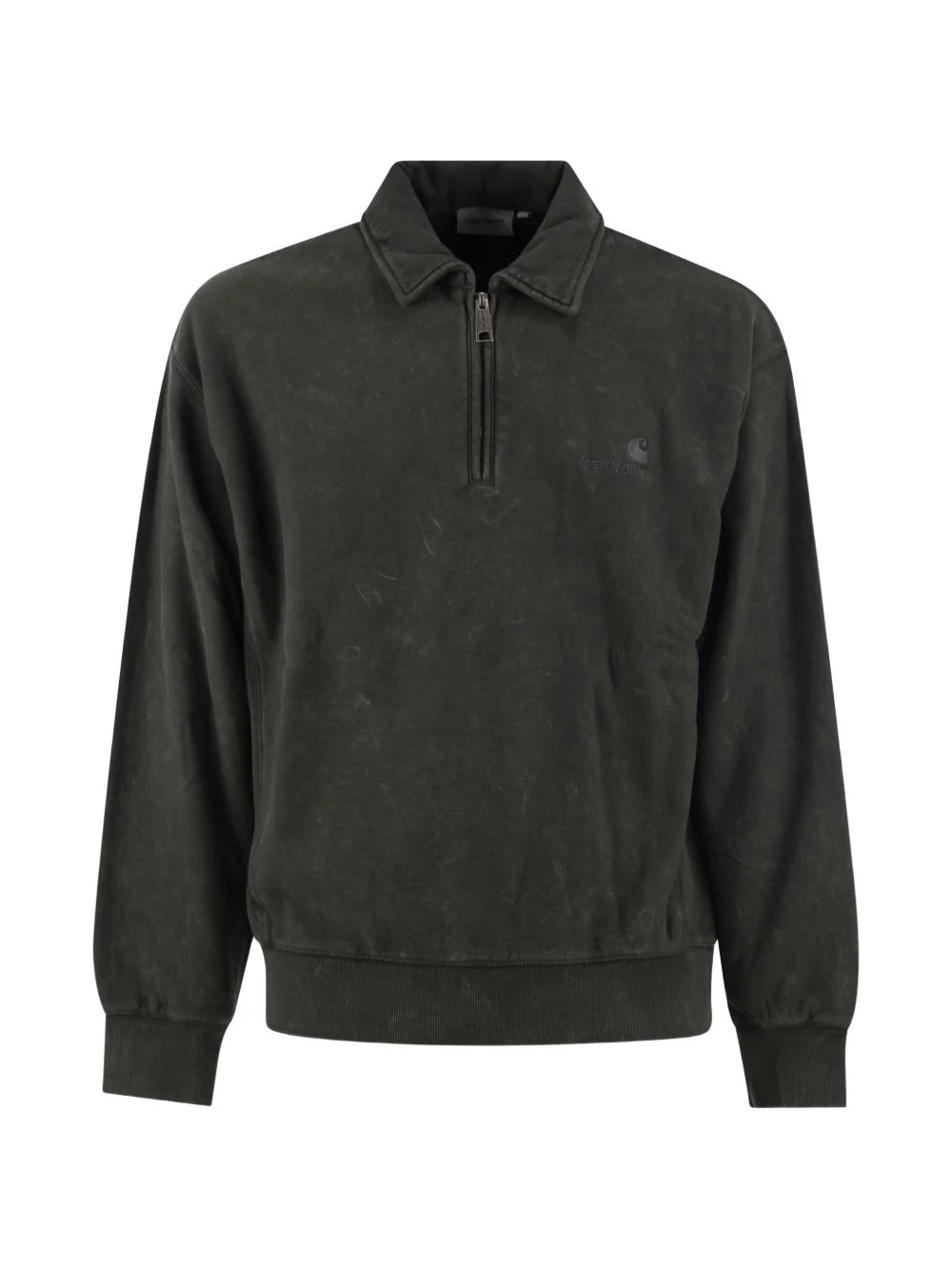 Lambert half-zip long-sleeve polo shirt - 1