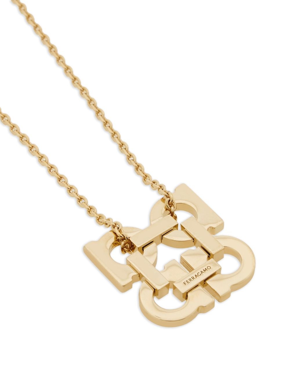 logo-pendant necklace - 3