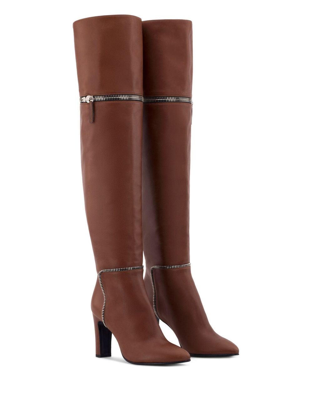 Joana 90mm zip-embellished boots - 2