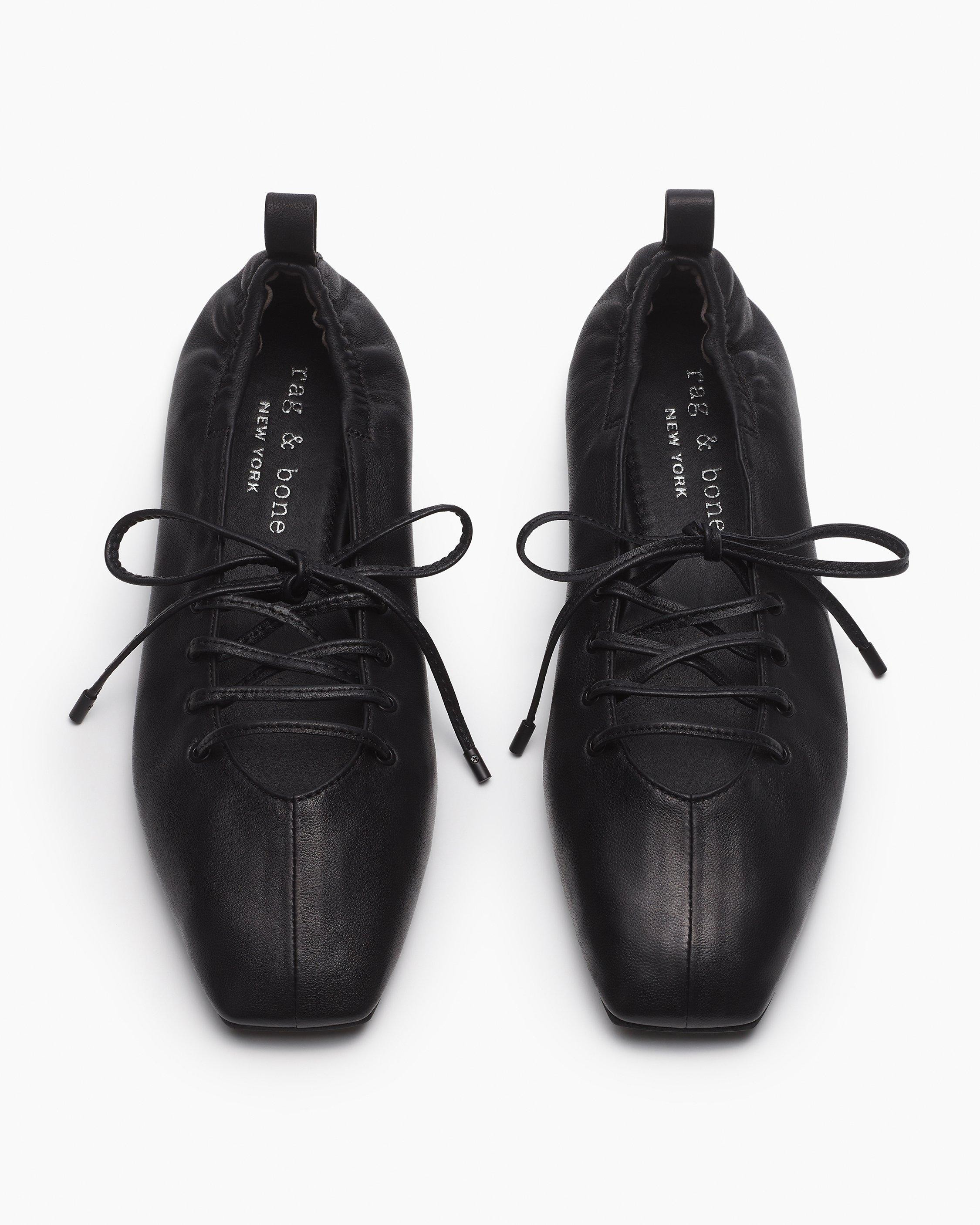 Sophia Leather Ballet Flats - 5