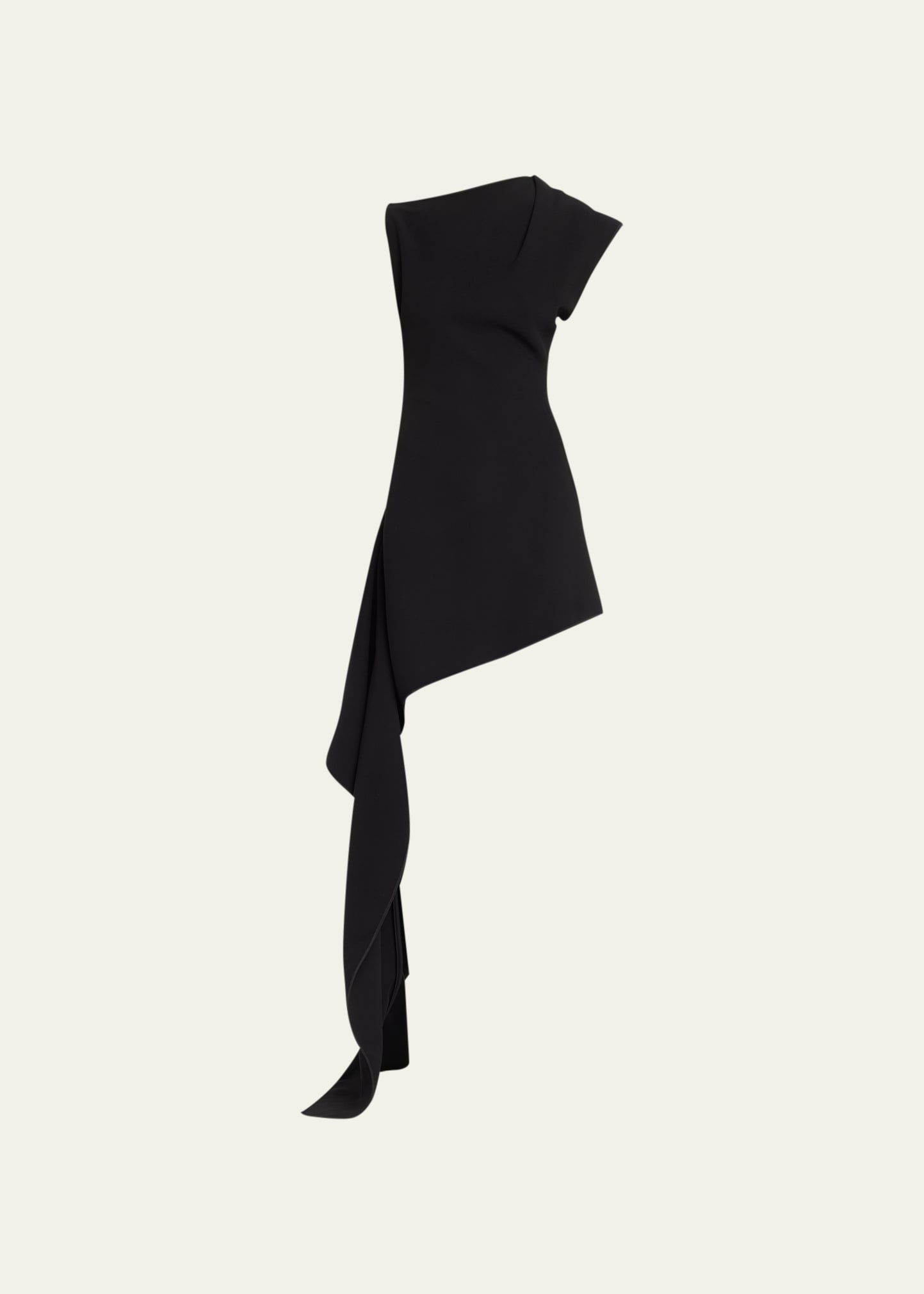 Indicative Asymmetric Cut-Away Dress - 1