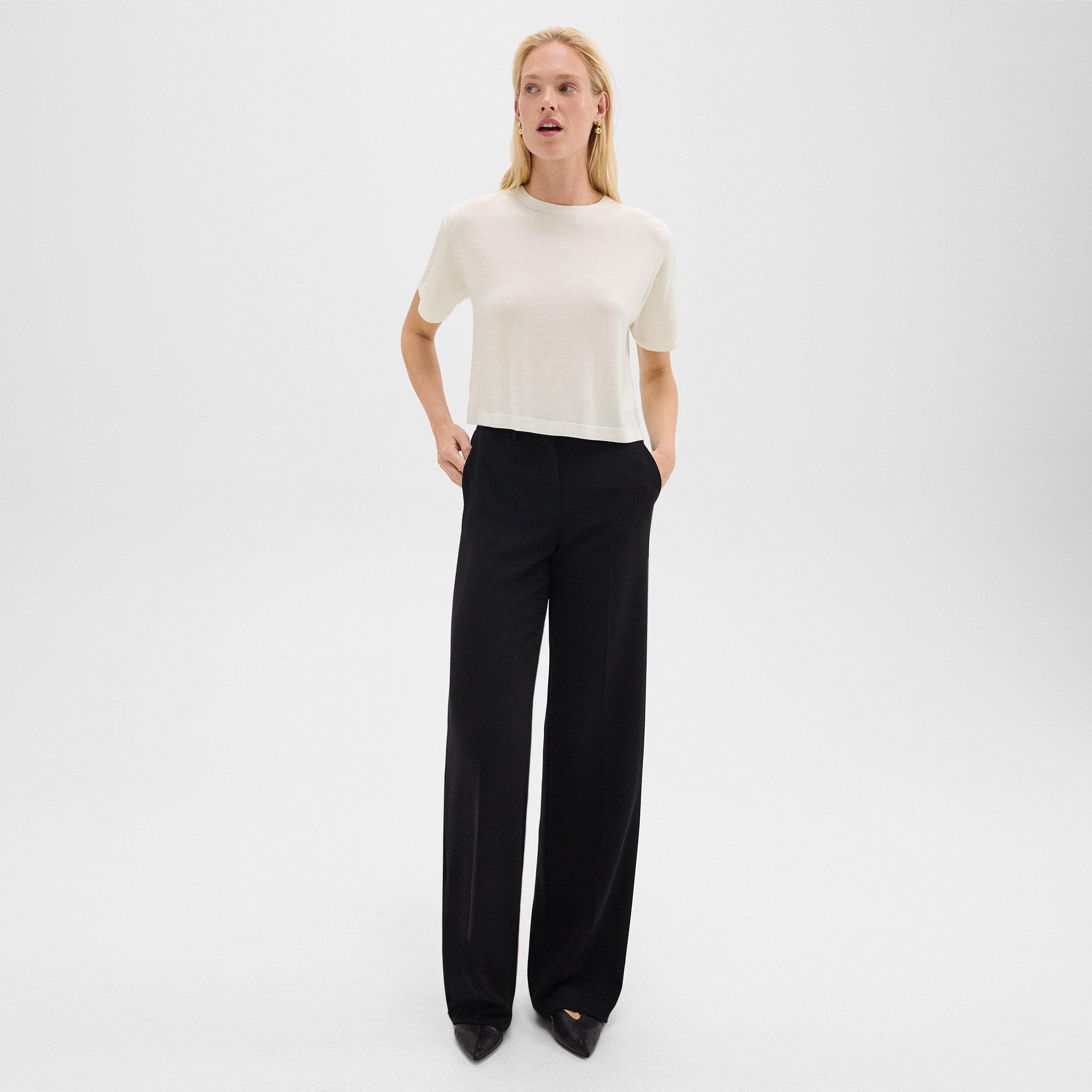 Boxy Tee in Regal Wool - 6