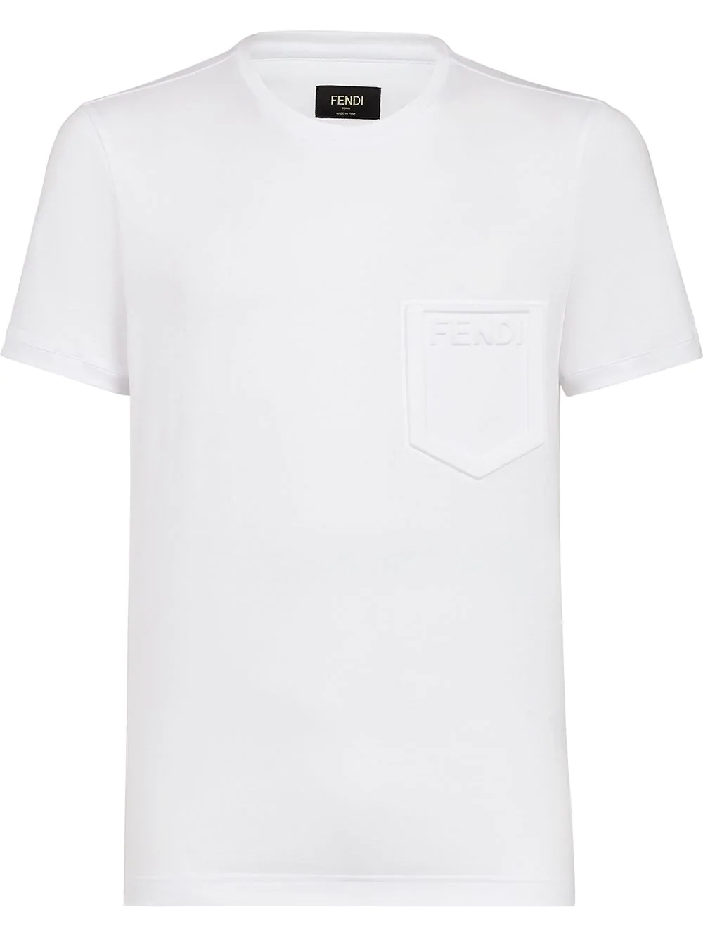 embossed logo T-shirt - 1