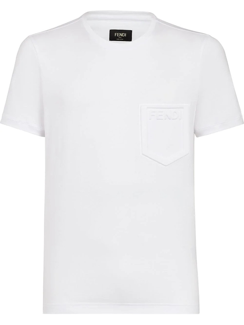 embossed logo T-shirt 1