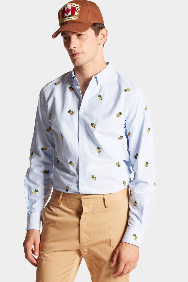 EMBROIDERED FRUITS SHIRT - 3