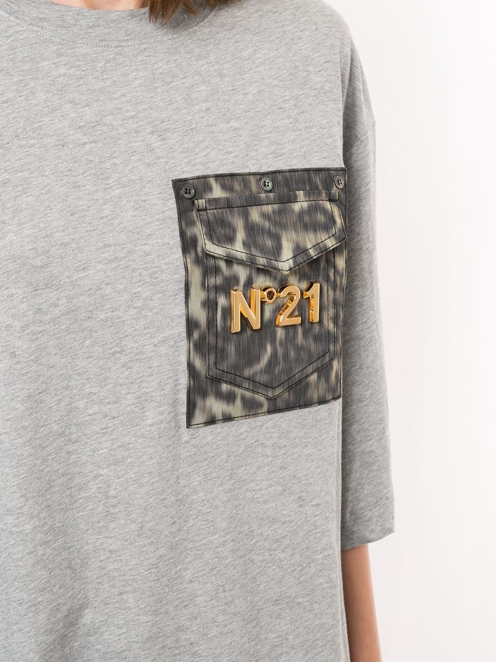 oversized pocket-detail t-shirt - 5