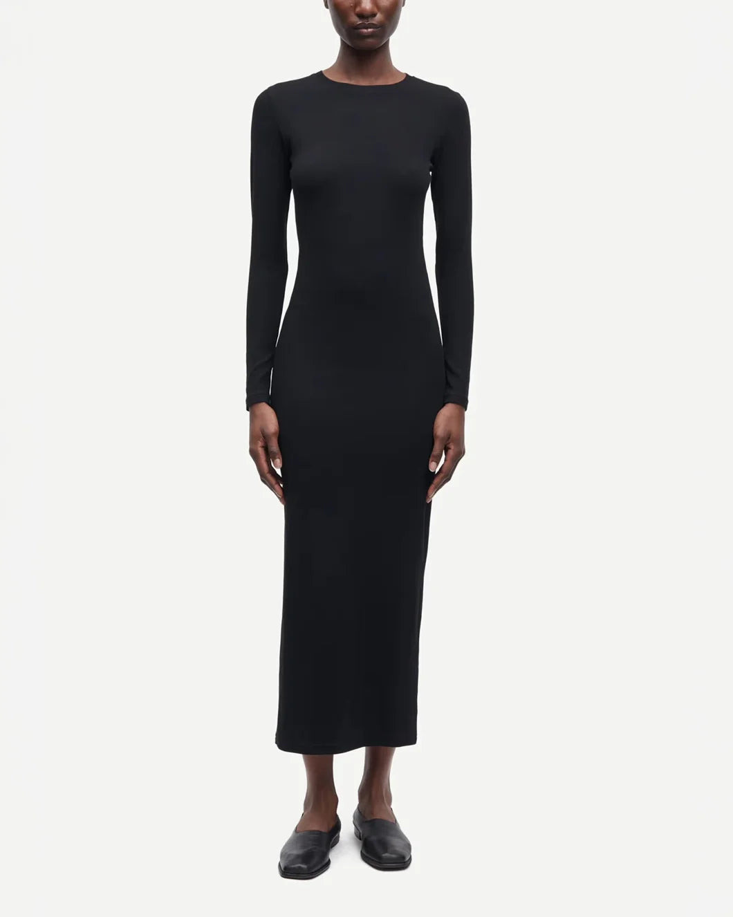 SAALEXA MIDI DRESS 7542 BLACK - 2