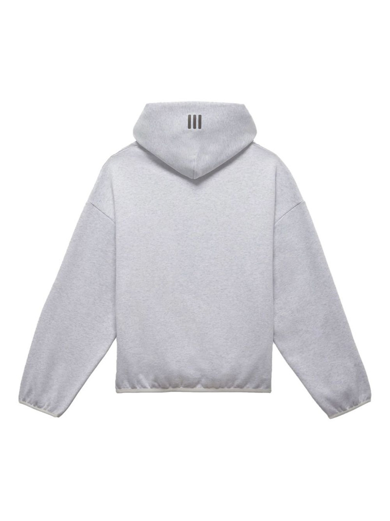 adidas Stadium Athletics "Heather Grey" hoodie outlook