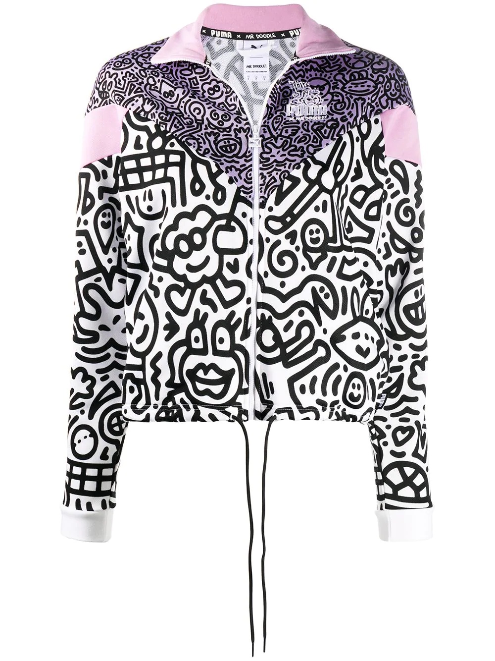 x Mr Doodles zipped jacket - 1