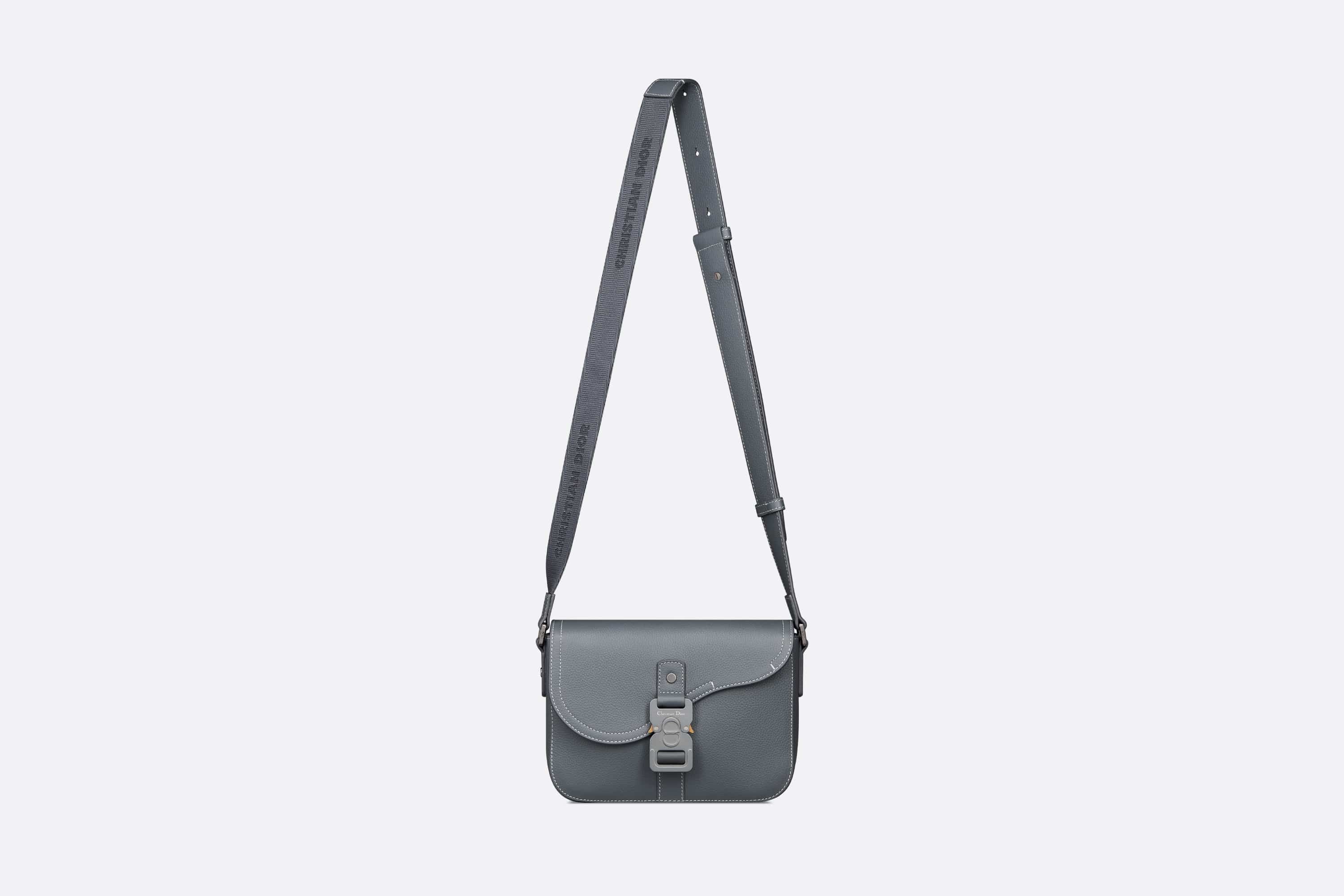 Small Saddle Messenger Bag with Flap - 5