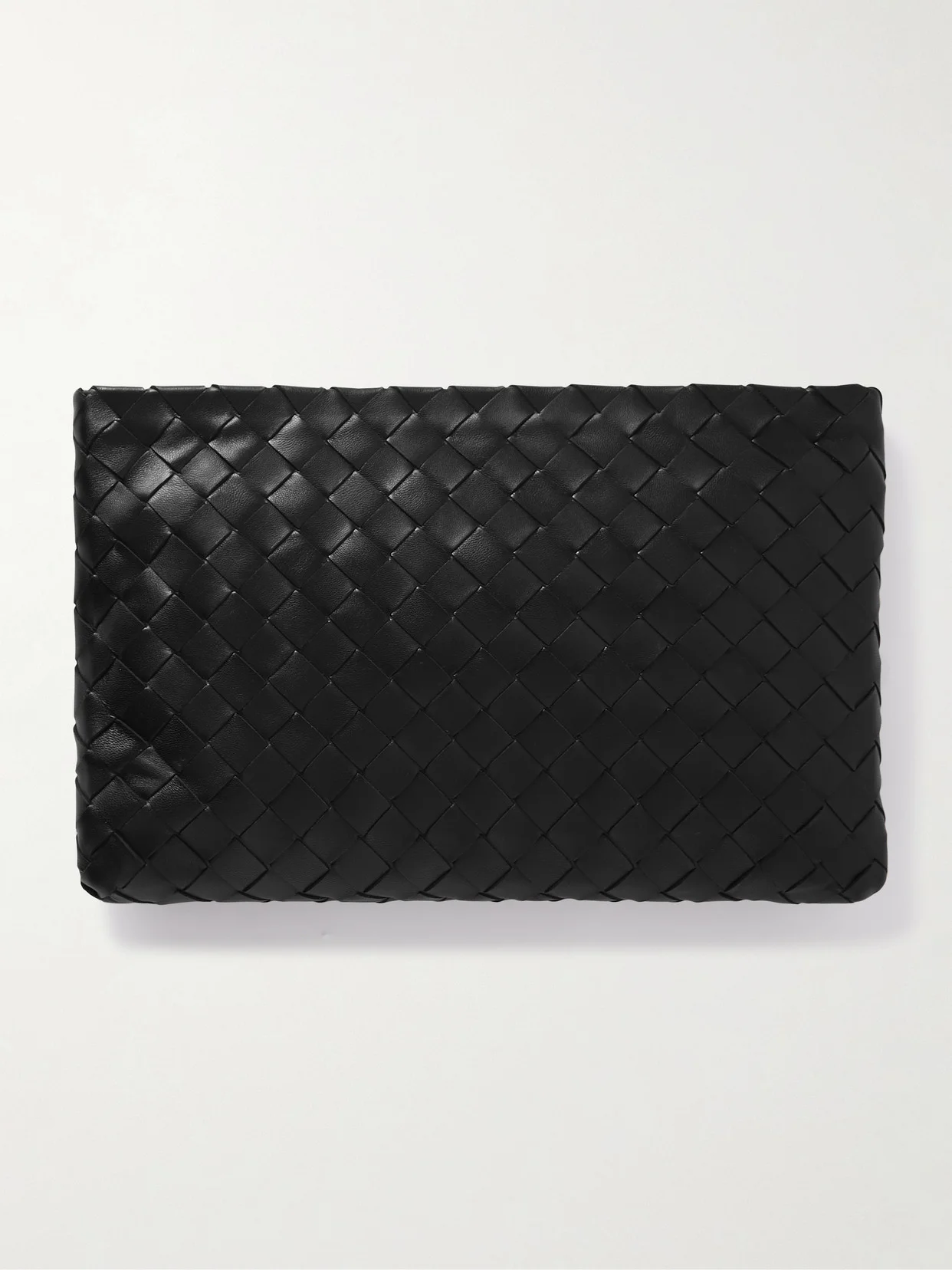 Medium Intrecciato Leather Pouch - 1