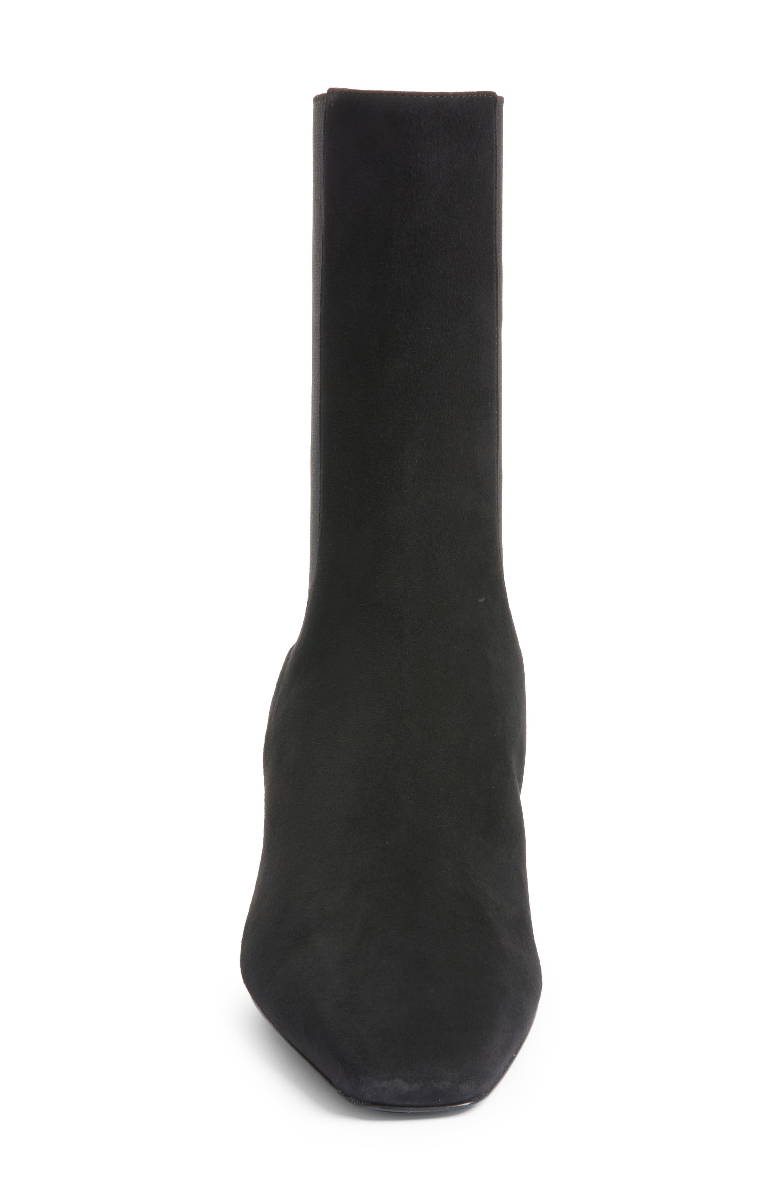 TOTEME The Mid Heel Bootie in Black Suede at Nordstrom - 4