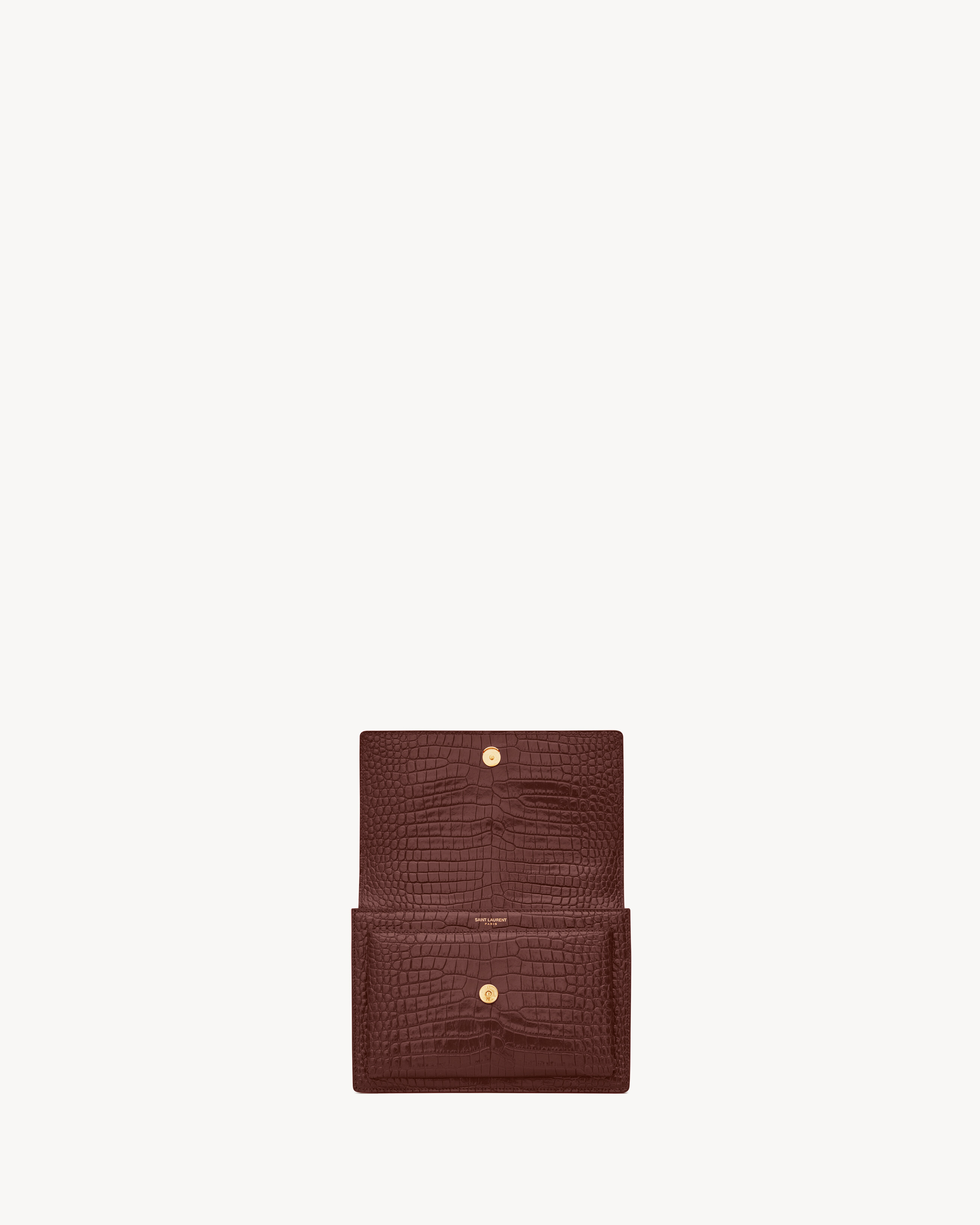 SUNSET MEDIUM IN CROCODILE-EMBOSSED LEATHER - 4