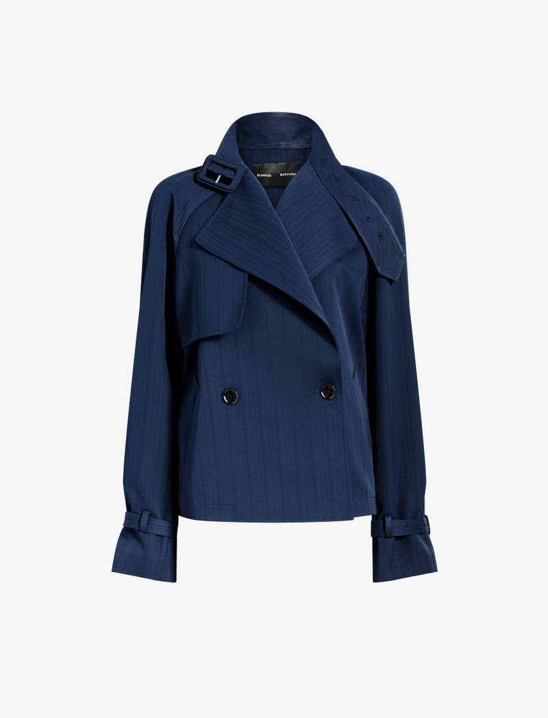 Larissa Jacket in Technical Nylon Jacquard 1