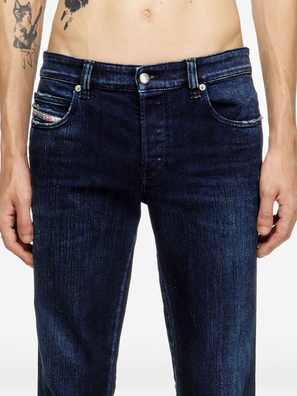 abrasions rinse jeans - 5
