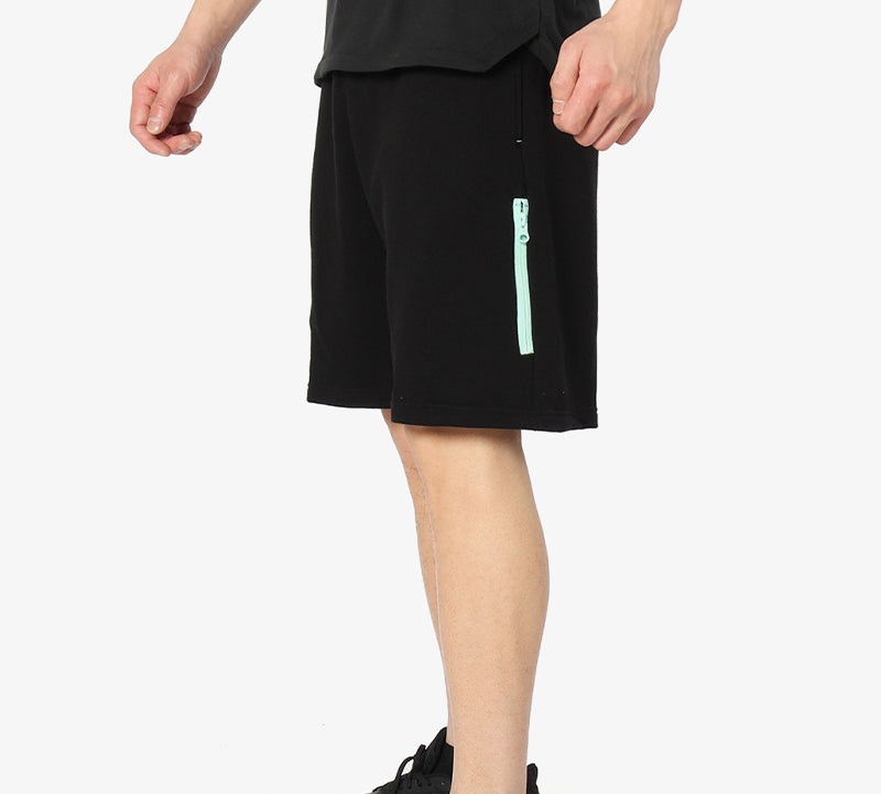 adidas originals Contrasting Colors Zipper Shorts Black DN8025 - 4