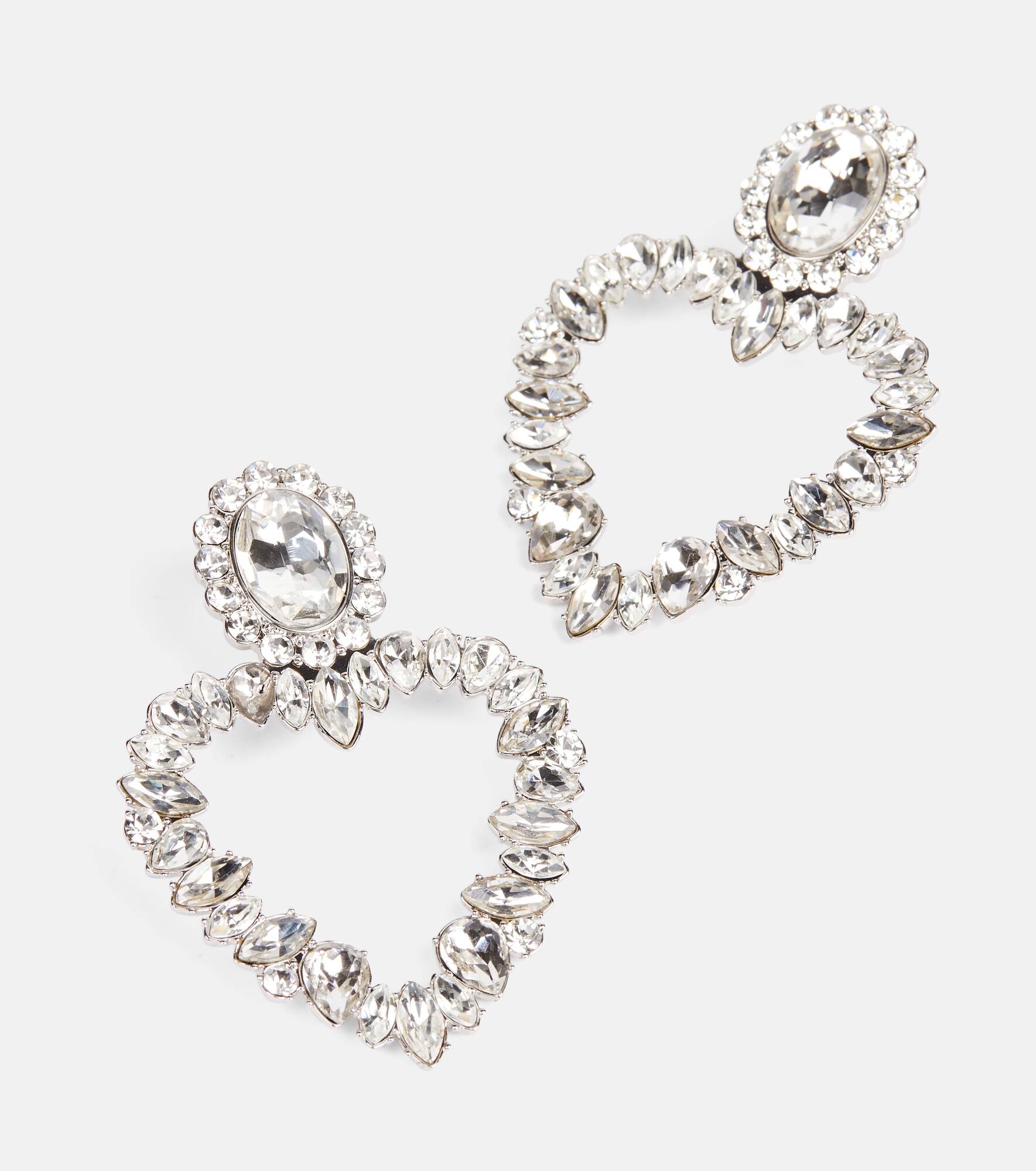 Crystal-embellished earrings - 4