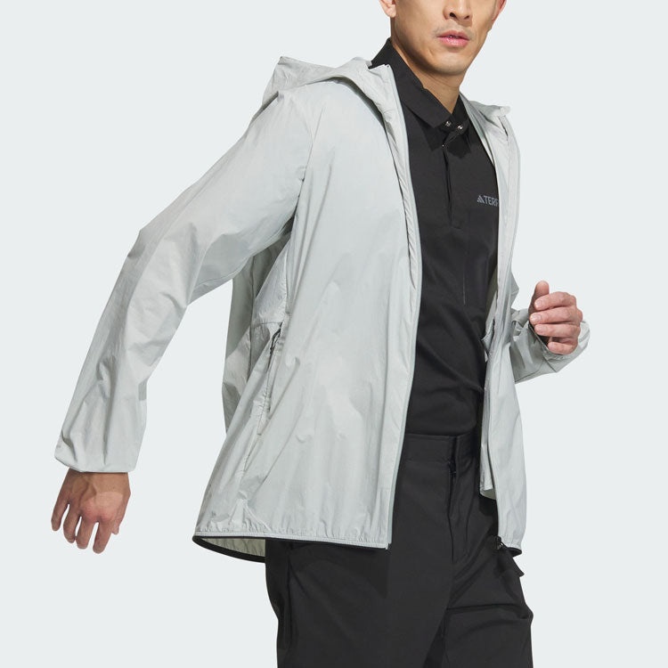 adidas Terrex Wind.Rdy Jacket 'Grey' IU2672 - 4