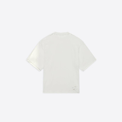 BALENCIAGA Men's Hi My Name Is Wide Fit T-shirt  in White outlook