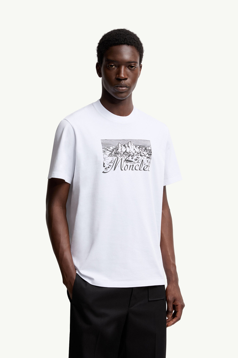 Mountain Logo Cotton T-Shirt 3