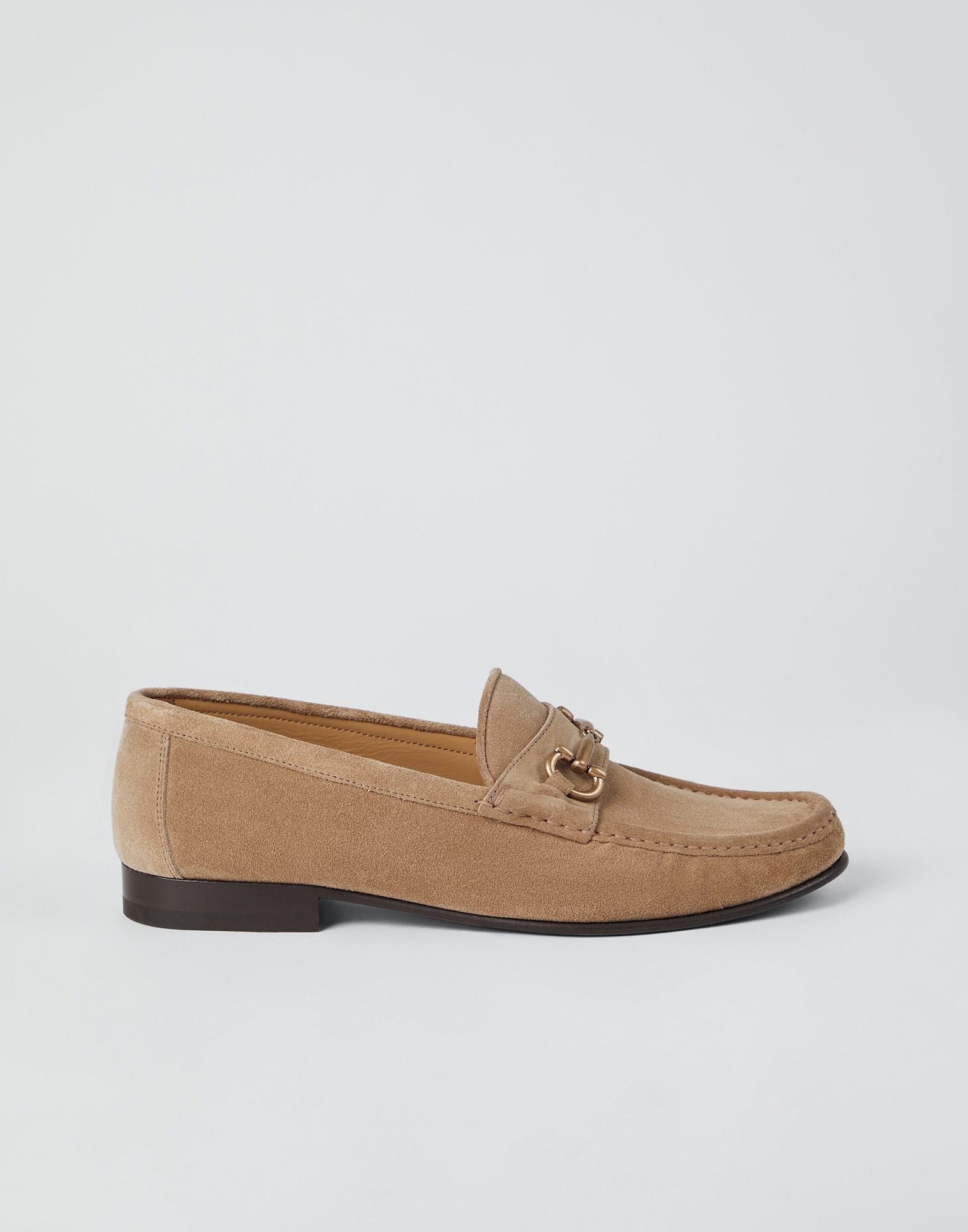 Suede loafers with bit - 5