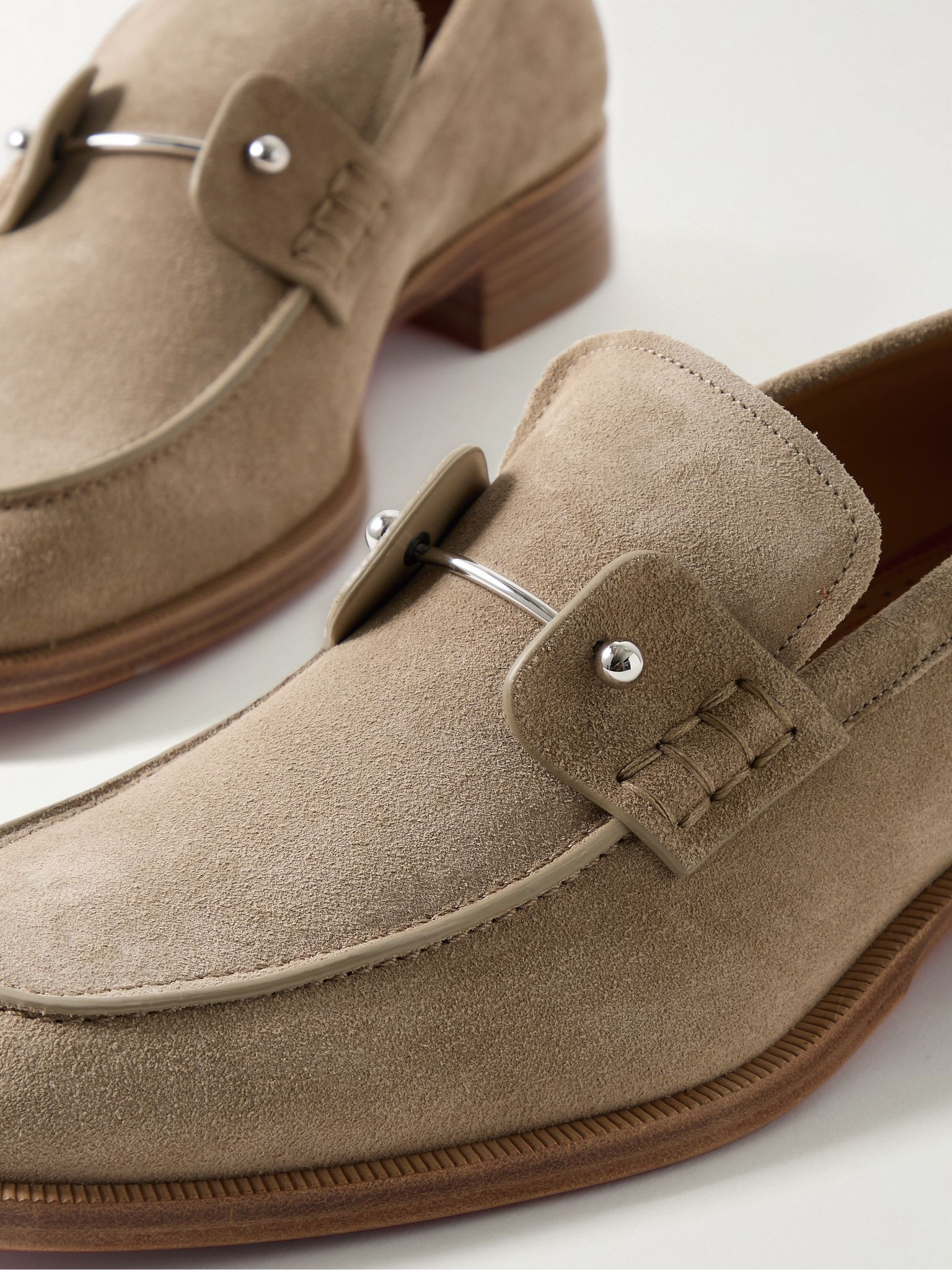 Chambelimoc Suede Loafers Brown - 6