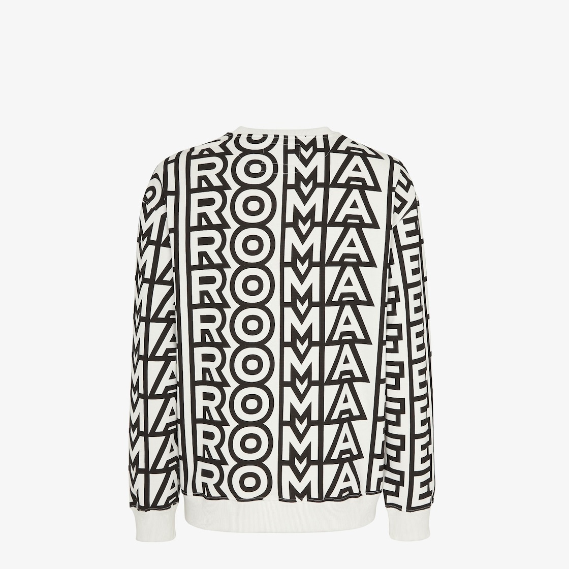 Two-tone jersey Fendi Roma Capsule sweatshirt - 2