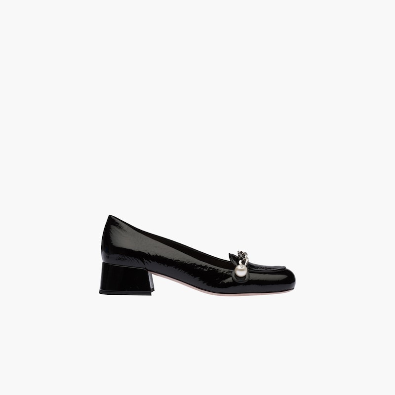 Patent leather loafers - 5