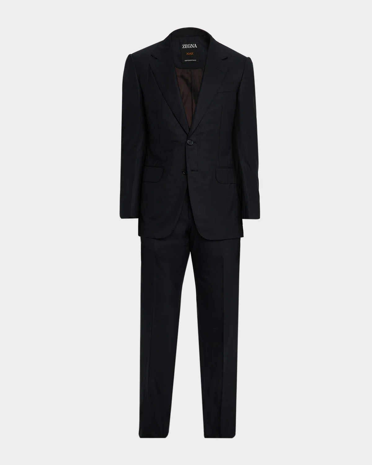 Men's Centoventimila Wool Tonal Stripe Suit - 1