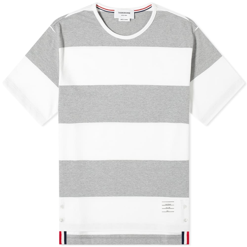 Thom Browne Bold Stripe Four Bar Tee - 1