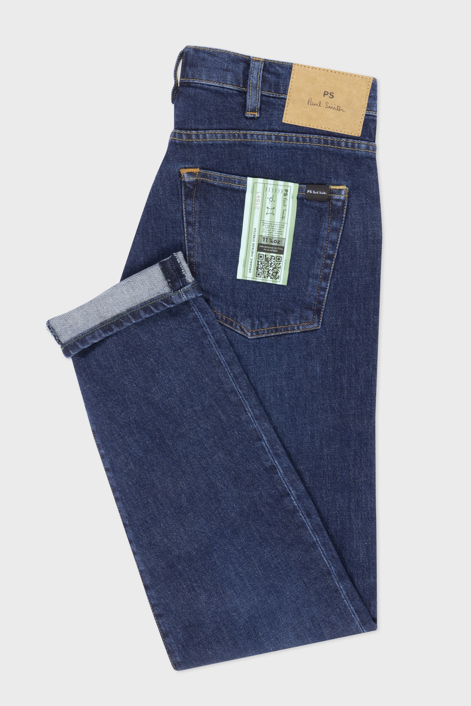 'Organic Vintage Stretch' Dark-Wash Jeans - 2