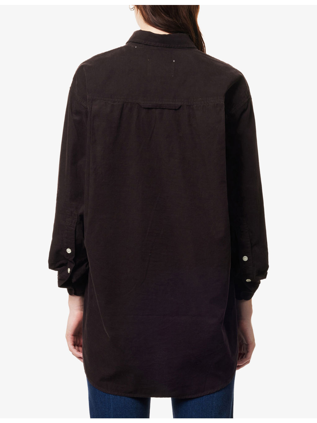 Kayla Relaxed-Fit Corduroy Cotton Shirt - 4